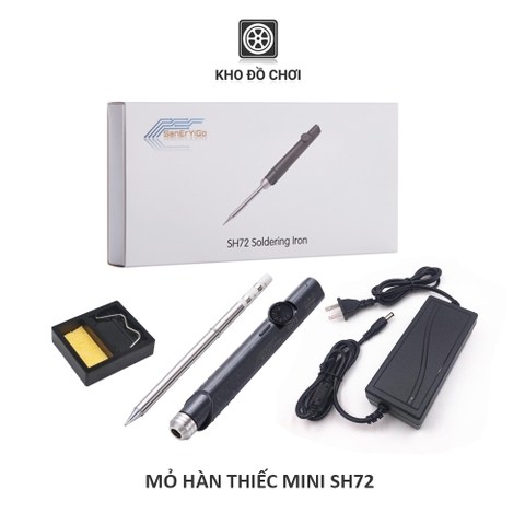 Bút hàn thiếc cầm tay SH72 65W DC 12V-24V (Kèm dây nguồn + giá đỡ)