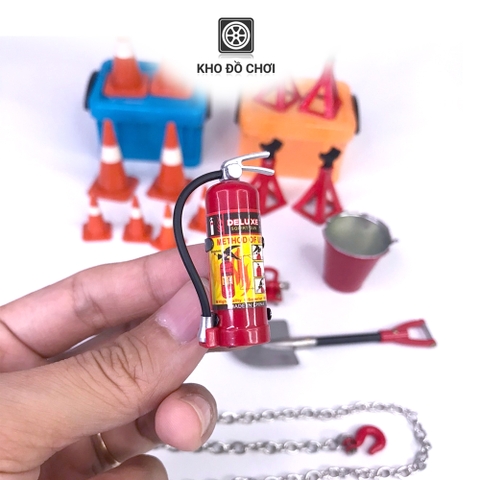 Mô hình bình cứu hỏa - phụ kiện trang trí xe RC