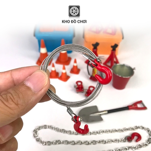 Mô hình dây cáp cứu hộ - phụ kiện trang trí xe RC