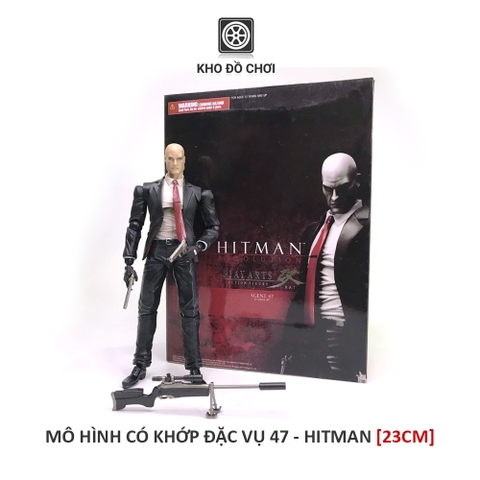 Mô hình có khớp Đặc vụ 47 - Hitman (23cm)