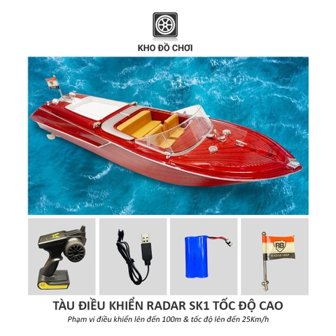Tàu điều khiển RADAR SK1 tốc độ cao (25Km/h)