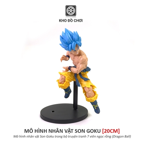 Mô hình nhân vật Son Goku tóc xanh - Dragon Ball (20cm)