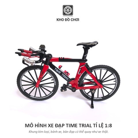 Mô hình xe đạp thể thao TIME TRIAL tỉ lệ 1:8 - Khung kim loại