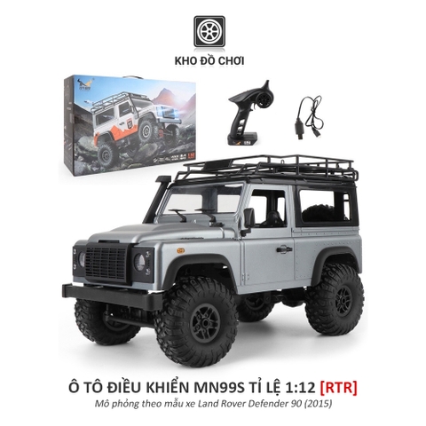 Ô tô điều khiển MN99s Land Rover Defender 4x4 1:12 - RTR [TẶNG BIỂN + STICKER]