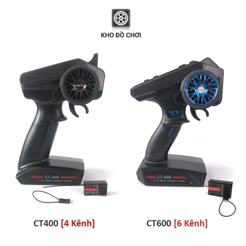 Tay điều khiển HotRC CT400, CT600 2.4Ghz | 4-6 Kênh