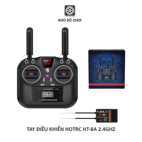 Tay điều khiển HotRC HT8A 2.4Ghz (8 kênh)