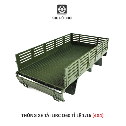 Thùng xe tải quân sự JJRC Q60, Q63 6x6 tỉ lệ 1:16