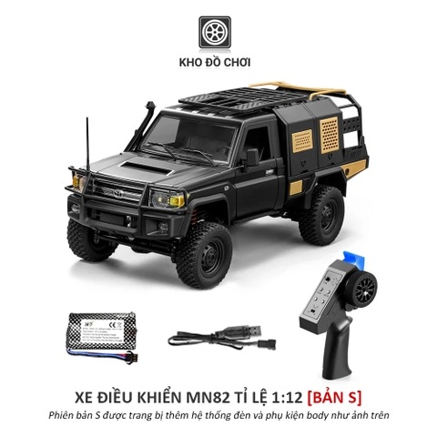 Xe điều khiển MN82S SUPERTOURER Toyota Land Cruiser 79 4x4 1:12  - RTR [TẶNG BIỂN SỐ]