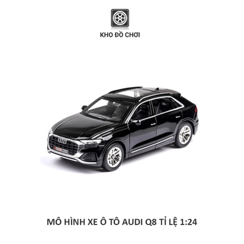 Mô hình xe ô tô Audi Q8 1:24 [TẶNG BIỂN VIP]