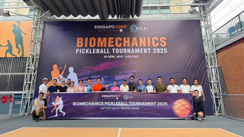 BIOMECHANICS PICKLEBALL TOURNAMENT 2025 - GIẢI ĐẤU GIAO LƯU BÁC SĨ CHỈNH NHA TRƯỚC THỀM HỘI THẢO