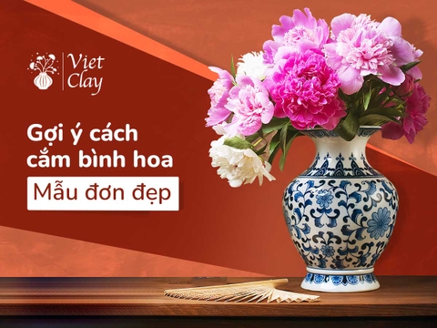 Gốm Trang Trí: Cách Cắm Bình Hoa Mẫu Đơn Đẹp {Bản 2023}