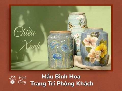 Mẫu Bình Hoa Trang Trí Phòng Khách {Đẹp 2023}
