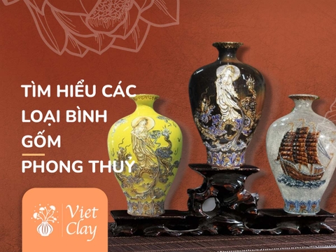 QUÀ TẶNG BÌNH GỐM PHONG THỦY {MẪU MỚI 2023}
