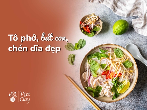TÔ PHỞ, BÁT CON, CHÉN DĨA ĐẸP (LỰA CHỌN 2023)