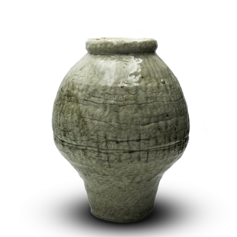 Bình Hoa Be Trạch Men Xanh Ngọc