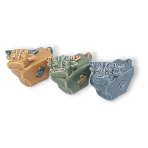 Tượng Trâu Gốm Sứ Trang Trí Bàn Làm Việc | Decor Phòng Khách | Phong Thủy | Thủy Sinh Tiểu Cảnh (Mini Cute)