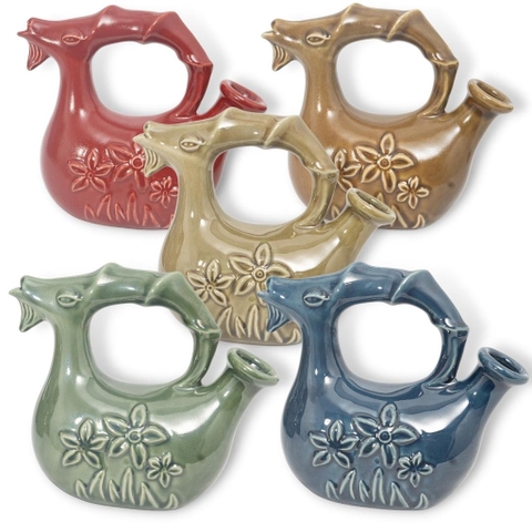 Bình Rót Rượu Vang Hình Tượng Con Dê | Đựng Nước Hoa Quả | Trang Trí Bàn Làm Việc | Decor Phòng Khách (Gốm Sứ 2L)