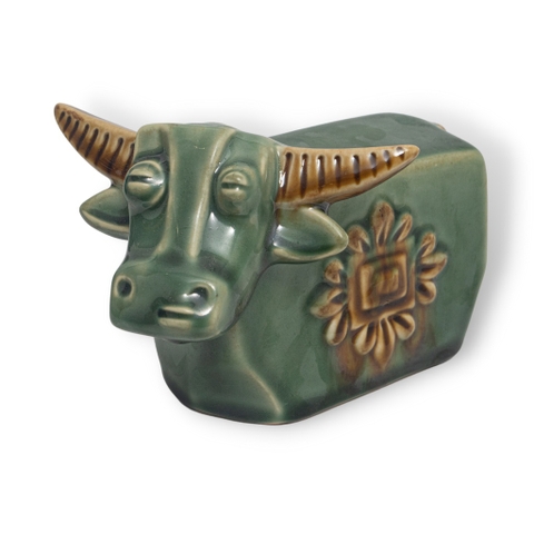 Tượng Trâu Gốm Sứ Trang Trí Bàn Làm Việc | Decor Phòng Khách | Phong Thủy | Thủy Sinh Tiểu Cảnh (Mini Cute)