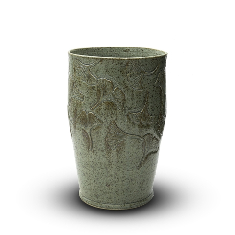 Bình Khắc Họa Tiết Lá