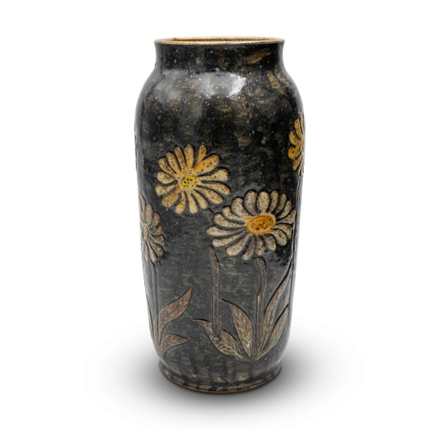 Bình Hoa Cúc Xanh Rêu