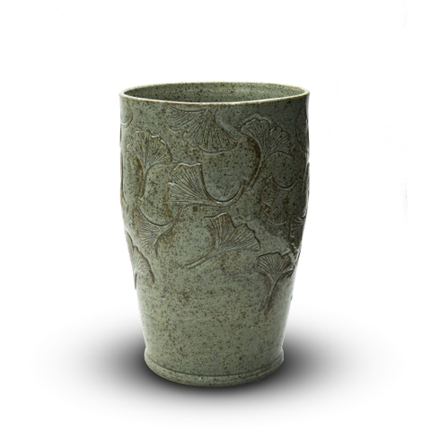 Bình Khắc Họa Tiết Lá