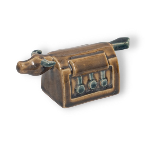 Tượng Trâu Mõ Gốm Sứ Trang Trí Bàn Làm Việc | Decor Phòng Khách | Phong Thủy | Thủy Sinh Tiểu Cảnh (Mini Cute)