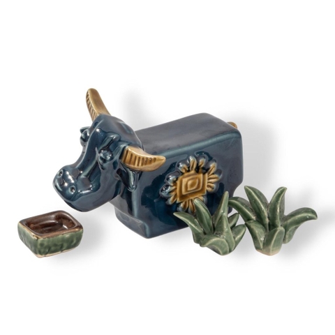 Tượng Máng Ăn Trang Trí Bàn Làm Việc | Decor Phòng Khách | Phong Thủy | Thủy Sinh Tiểu Cảnh (Mini Cute)