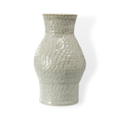 Bình Hoa Gốm Men Chạch - Men Ngọc Trai </br> (C:30cm, M:11cm)