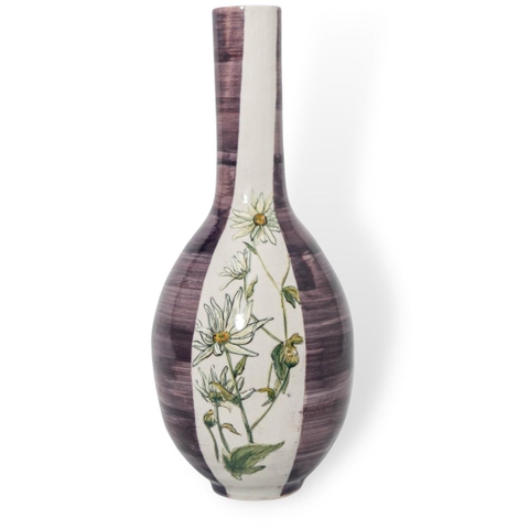 Bình Hoa Men Tím Hoa Cúc Trắng