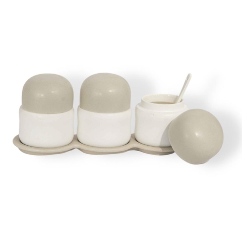 Hũ Đựng Gia Vị Nắp Bầu