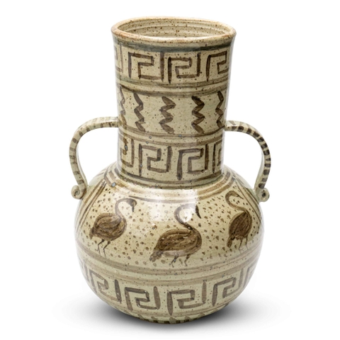 Bình Hoa Thổ Cẩm Chim Hạc