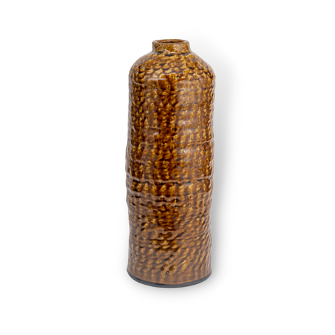 Bình Be Chạch Men Hoàng Lưu Ly Dáng Thẳng