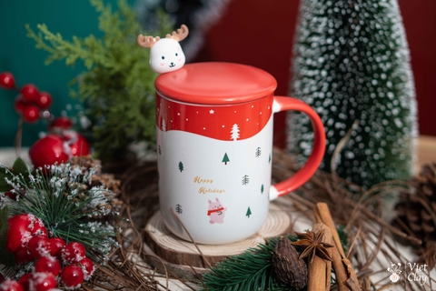 Cốc sứ Tuần lộc