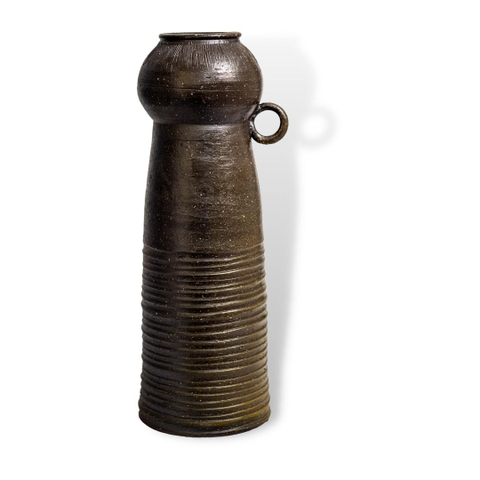 Bình Chuông Sành Dáng Búp Bê Kẻ Ngang