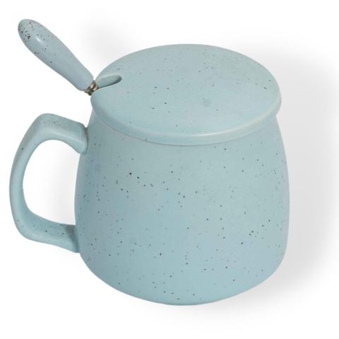 Cốc Sứ Kèm Nắp và Thìa