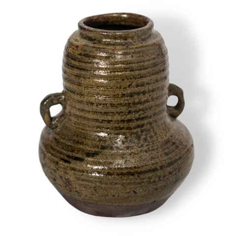 Bình Hoa Sành Nâu Mộc Mạc