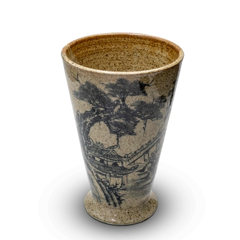 Bình Phong Cảnh Miệng Loe