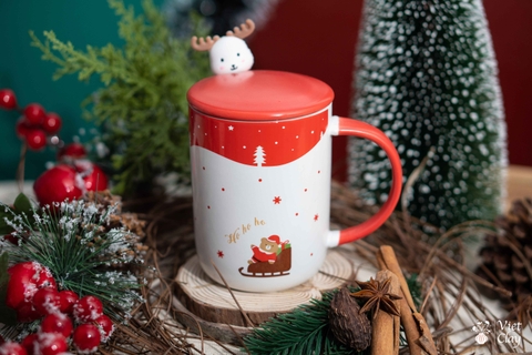 Cốc sứ Tuần lộc