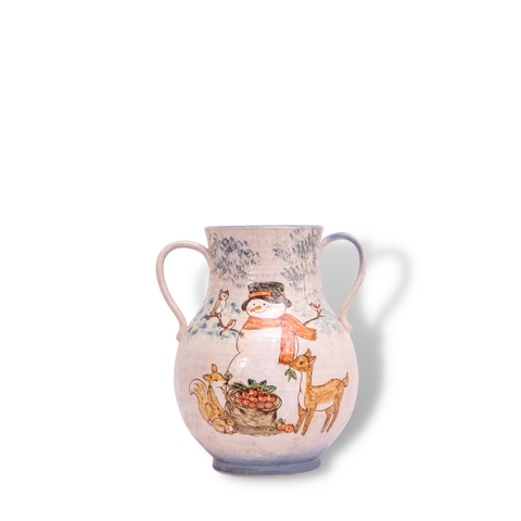 Bình Hoa Người Tuyết