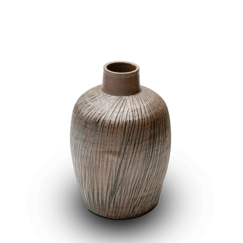 Bình Sành Quả Dừa Bầu Dục