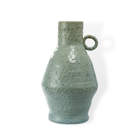 Bình Hoa Gốm Be Chạch - Men Lam </br> (C:32cm; M:8cm)