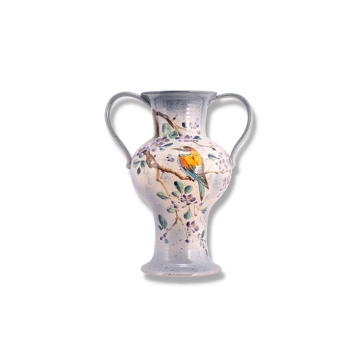 Bình Hoa Chim Đậu Cành Hoa Bằng Lăng