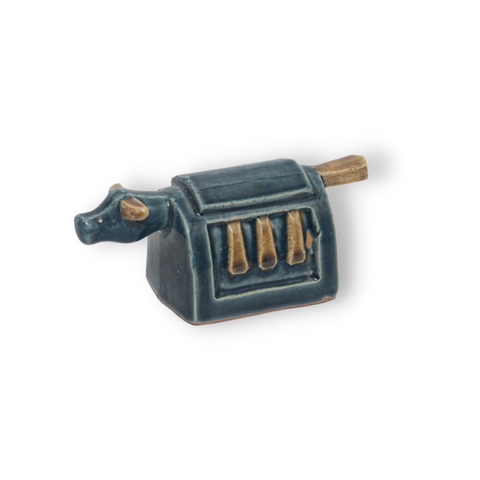 Tượng Trâu Mõ Gốm Sứ Trang Trí Bàn Làm Việc | Decor Phòng Khách | Phong Thủy | Thủy Sinh Tiểu Cảnh (Mini Cute)