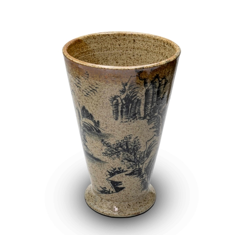 Bình Phong Cảnh Miệng Loe