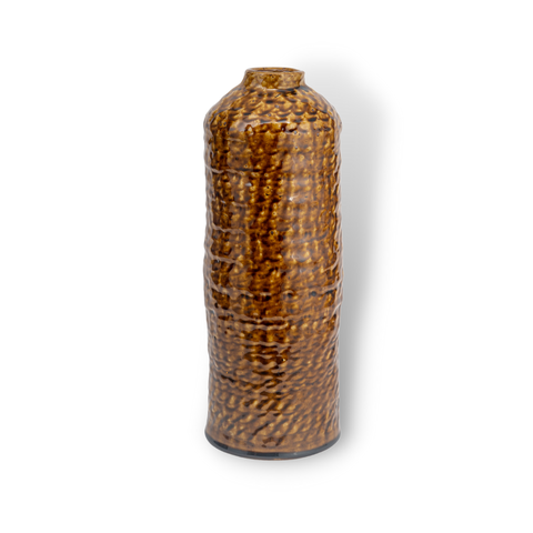 Bình Be Chạch Men Hoàng Lưu Ly Dáng Thẳng