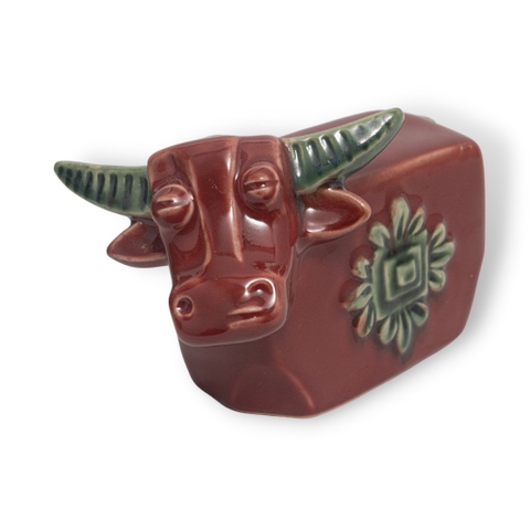 Tượng Trâu Gốm Sứ Trang Trí Bàn Làm Việc | Decor Phòng Khách | Phong Thủy | Thủy Sinh Tiểu Cảnh (Mini Cute)