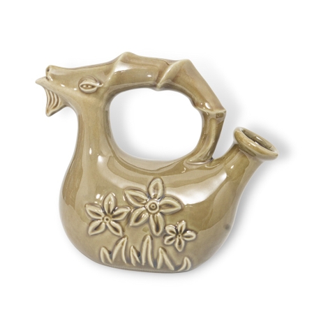 Bình Rót Rượu Vang Hình Tượng Con Dê | Đựng Nước Hoa Quả | Trang Trí Bàn Làm Việc | Decor Phòng Khách (Gốm Sứ 2L)