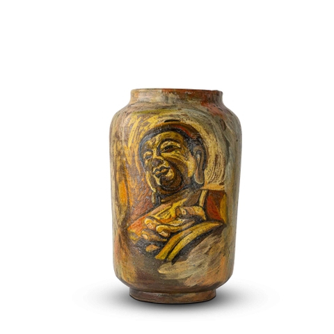 Bình Hoa Diện Phật Xòe Tay