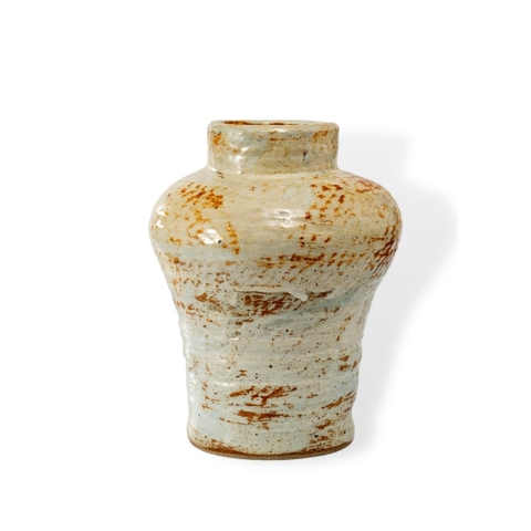 Bình Hoa Gốm Be Chạch - Men Mật Ong </br> (C:25cm; M:9cm)