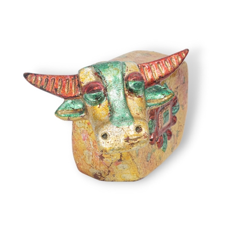 Tượng Trâu Gốm Sứ Sơn Mài Trang Trí Bàn Làm Việc | Decor Phòng Khách | Phong Thủy | Thủy Sinh Tiểu Cảnh (Mini Cute)